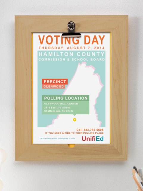UnifiEd Voting Day Poster