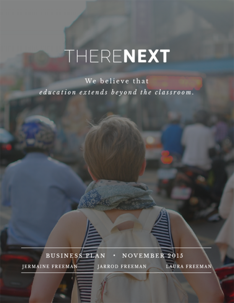Cover for ThereNext Business Plan